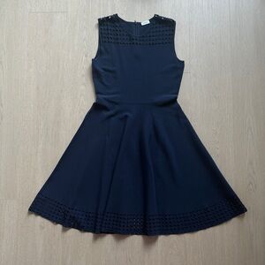 Akris Punto Elegant Navy Blue dress